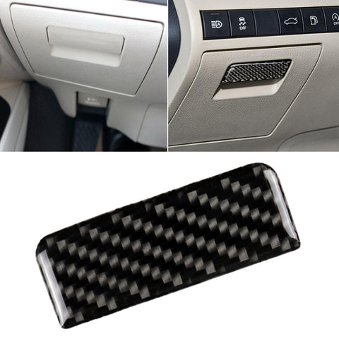 Autocollant décoratif pour poignée de porte-bagages principal en fibre de carbone pour voiture pour Toyota Camry d'Ottawa génération 2018-2019, poignée de boîte de rangement de conduite principale