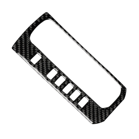 Adesivo decorativo per cornice del pulsante di posizione del cambio in fibra di carbonio per auto per Honda Civic di decima generazione 2016-2019, guida a sinistra, Gear Position Button Frame