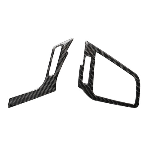 Adhésif décoratif pour prise d'air destra et sinistra en fibre de carbone pour voiture pour Honda Civic di décima génération 2016-2019, guide a sinistra, sortie d'air droite et gauche