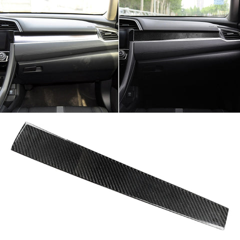 Adesivo decorativo per controllo centrale in fibra di carbonio per auto per Honda Civic di decima generazione 2016-2019, Central Control