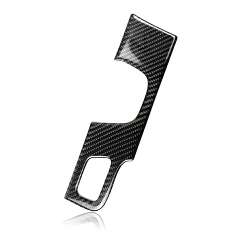 Adhésif décoratif pour panneau de position du changement en fibre de carbone pour voiture pour Cadillac XT5 2016-2017, guide vers la gauche, position de vitesse