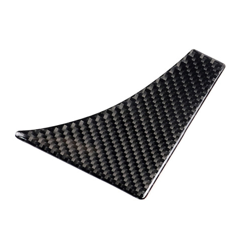 Adesivo decorativo triangolo guida principale in fibra di carbonio per auto per Cadillac XT5 2016-2017, guida a sinistra, Main Driving Triangle