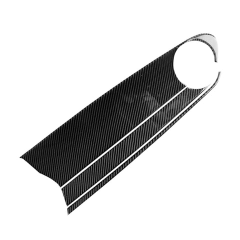 Adhésif décoratif pour panneau de commande centrale du passage antérieur en fibre de carbone pour voiture 3 en 1 pour Chevrolet Camaro 2017-2019, guide vers le haut, commande centrale du passager avant