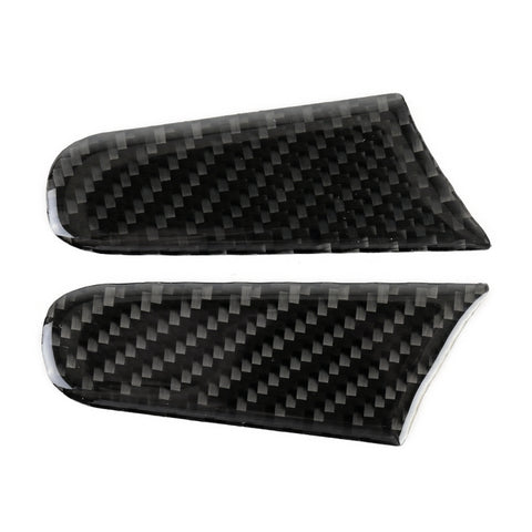 Adesivo decorativo per specchietto retrovisore per auto in fibra di carbonio da 2 pezzi per Porsche Macan, Rearview Mirror