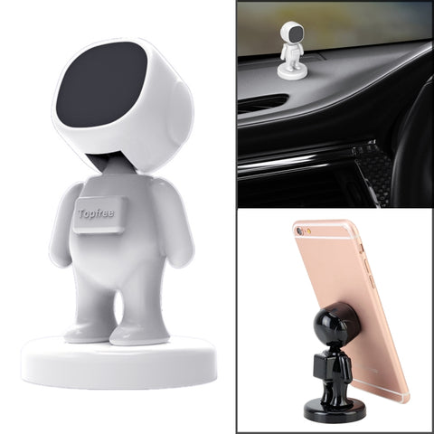 Staffa porta cellulare magnetica regolabile per auto a forma di piccola gente