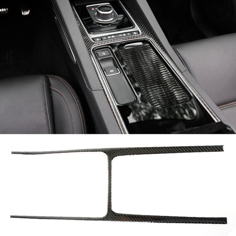 Adesivo decorativo per telaio ingranaggio tazza acqua per auto in fibra di carbonio per Jaguar F-PACE, Water Cup Gear Frame