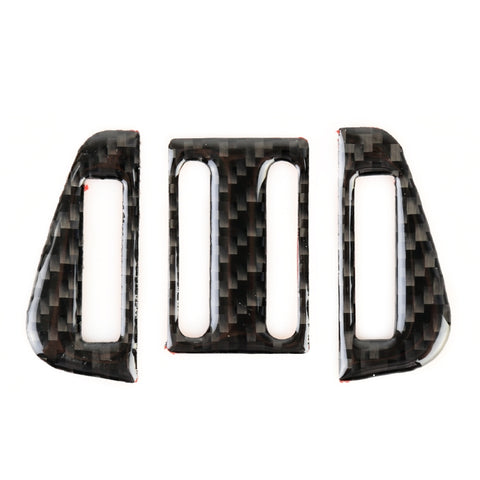 Adesivo decorativo per presa d'aria per auto in fibra di carbonio per Jaguar F-PACE, Air Outlet