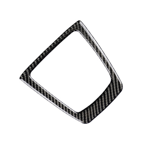 Adhésif décoratif en teinte unitaire pour panneau de position du changement en fibre de carbone pour voiture pour BMW Z4 2009-2015, autocollant de panneau de position de vitesse (couleur unie)