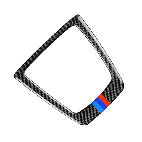 Adesivo decorativo a tre colori per pannello di posizione del cambio in fibra di carbonio per auto per BMW Z4 2009-2015, Gear Position Panel Sticker(Three Color)