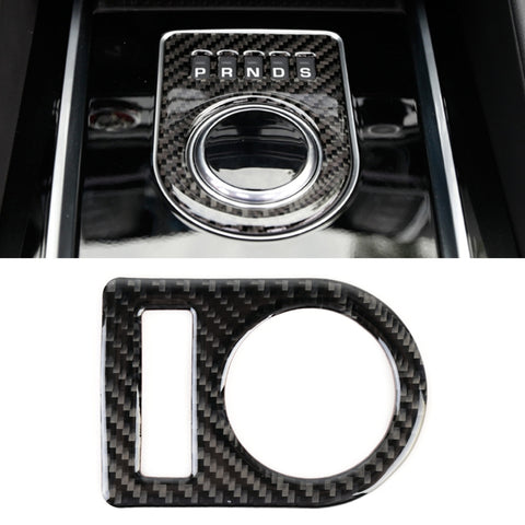 Adhésif décoratif pour écran d'affichage automobile en fibre de carbone pour Jaguar F-PACE, Gear Display