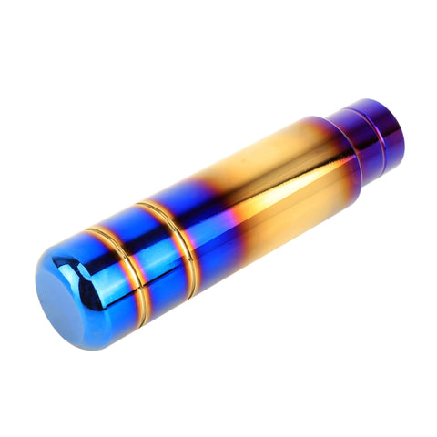 Pomello del cambio per auto en forme de stricia longa colorata con fiamma universale, pomello della leva del cambio modifié, longueur : 13 cm, longueur : 13 cm