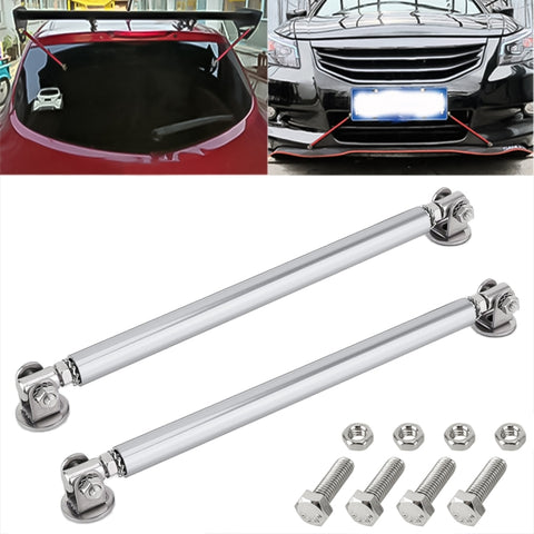 2 PZ Adesivo per modifica auto Circondato Asta Leva Barre anteriori e posteriori Fisse Labbro anteriore Pala posteriore, Lunghezza: 15 cm, 15 cm (argent), 15 cm (rouge), 15 cm (bleu), 15 cm (fibre de carbone noir), 15 cm (couleur), 15 cm (noir)