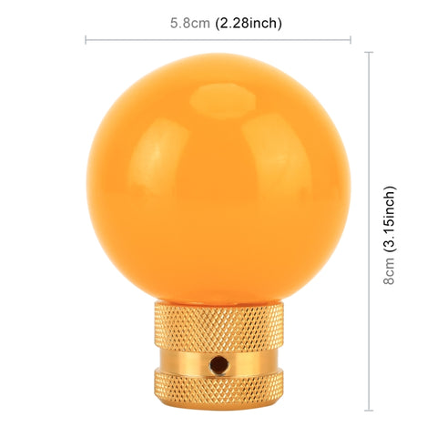 Pomello del cambio del cambio in resina modificata a forma di sfera universale per veicoli, Resin Shifter Gear Shift Knob