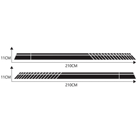 Adesivo decorativo per auto con striscia in PVC per styling auto, D-700