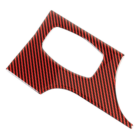 Adesivo decorativo per pannello interruttori fari in fibra di carbonio per auto per Ford Mustang, Headlight Switch