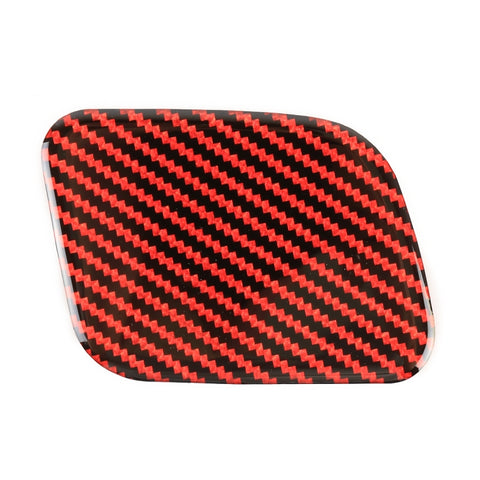 Adhésif décoratif pour porte-bagages du siège de guidage principal en fibre de carbone pour voiture pour Ford Mustang, boîte de rangement pour siège de conduite principal