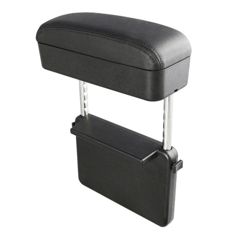 Robinet pour bracciolo per auto con cuscino per scatola per bracciolo avvolto en cuir PU universel pour auto avec scatola di immagazzinaggio, 1 pièce (noir), 1 pièce (noir rouge), 1 pièce (noir blanc), 1 pièce (gris), 1 pièce (beige), 1 pièce (marron)