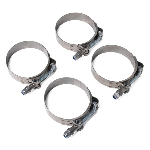 4 Fascette Stringitubo con Bullone a T in Acciaio Inossidabile, Clip per Tubo Carburante, Regolabili 57-65 mm, - Novalix Store
