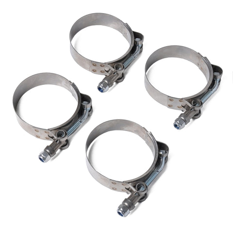 4 fascette stringitubo con bullone a T in acciaio inossidabile, clip per tubo, clip per tubo carburante, dimensioni: 95-103 mm, Size: 95-103mm - Novalix Store