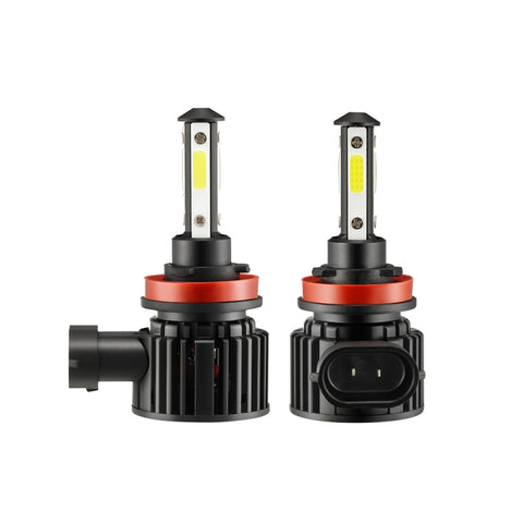 F8 H11 2 PZ 22W 3000LM 6000K Kit di conversione abbaglianti DOB LED per fari fendinebbia a quattro lati DC 9-32V, H11