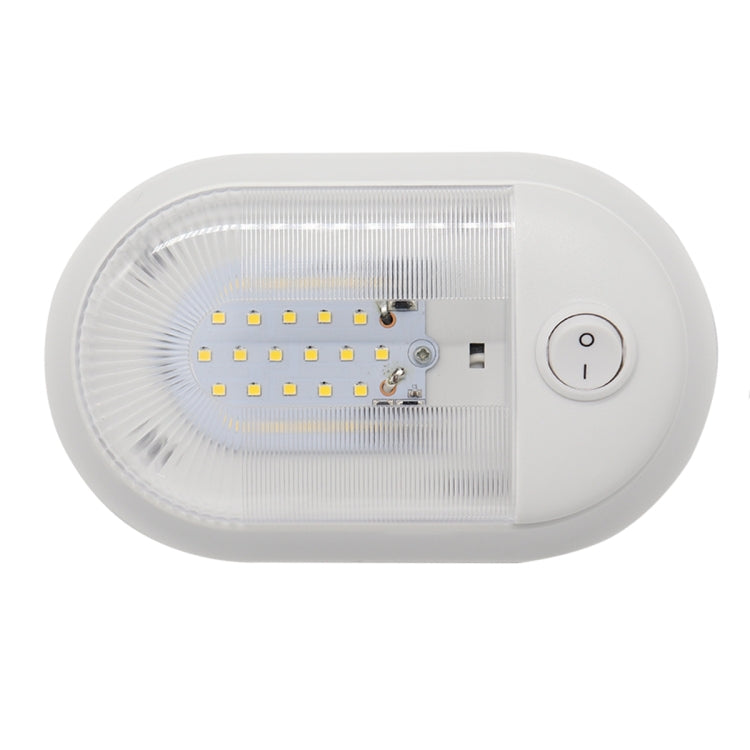 D4348 10-24V 3-3.5W 4000-4500K 280LM RV Yacht 24 PC Lampade a LED Lampada da soffitto a cupola, con controllo dell'interruttore indipendente, D4348