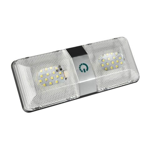 D4376D DC11-18V 6W 6000-6500K IP50 48LED SMD-5050 Lampe de plafond à LED variable pour camping-car marin, avec contrôle tactile, D4376D