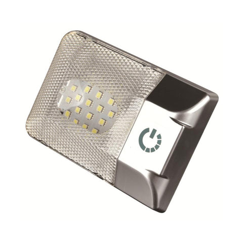 D4376S DC11-18V 3.6W 6000-6500K IP50 24LED SMD-5050 Lampada da soffitto a LED dimmerabile per camper marino, con controllo touch, D4376S