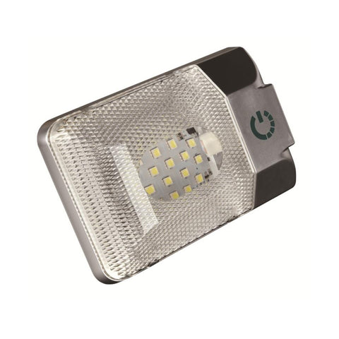 D4376S DC11-18V 3.6W 6000-6500K IP50 24LED SMD-5050 Lampada da soffitto a LED dimmerabile per camper marino, con controllo touch, D4376S