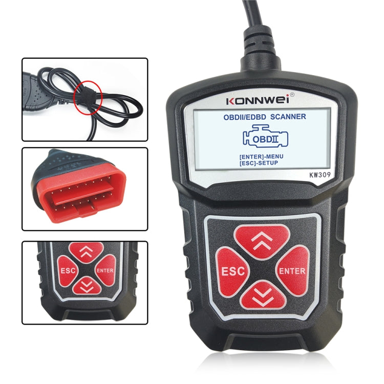 KONNWEI KW309 OBD2 Code Reader Diagnostic Tool for Cars
