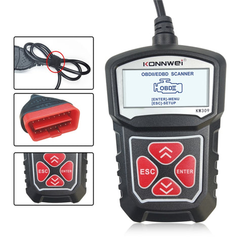 Scanner Diagnostico OBD2 KONNWEI KW309 V309 V310 MS309