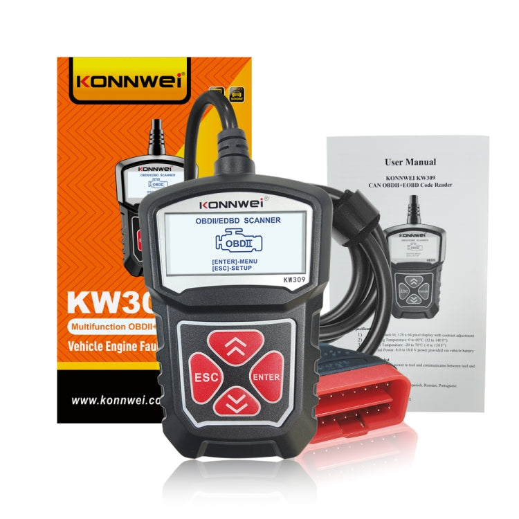 KONNWEI KW309 OBD2 Code Reader Diagnostic Tool for Cars