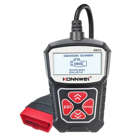 KONNWEI KW310 OBD Lettore di codice rilevatore di guasti per auto ELM327 Strumento diagnostico scanner OBD2, KW310