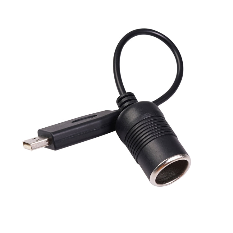 USB Car Converter Adapter - 5V to 12V Power Boost Cable