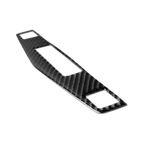 Adhésif décoratif pour panneau de console centrale en fibre de carbone pour voiture pour Mercedes-Benz W204 Classe C 2007-2010, panneau de console centrale