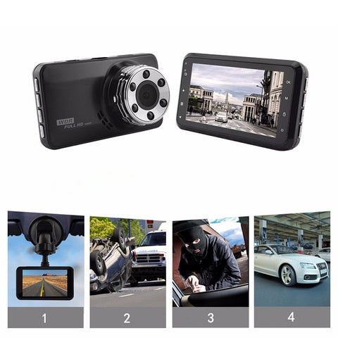 T638 DVR per auto USB registratore di guida nascosto Monitor video per retromarcia per visione notturna HD, T638