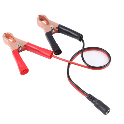Cavo di collegamento per ricarica con clip a coccodrillo con interfaccia DC 5.5x2.1 par auto, DC 5.5x2.1 Interface