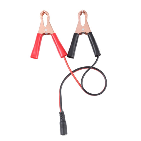 Cavo di collegamento per ricarica con clip a coccodrillo con interfaccia DC 5.5x2.1 par auto, DC 5.5x2.1 Interface