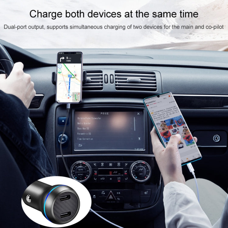 40W Dual USB-C Fast Charging Car Charger - ACC-580