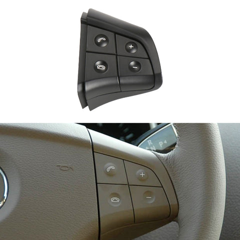 Panneau d'interrupteur à impulsions volant à 4 impulsions vers l'avant pour la voiture 1648200110 pour Mercedes-Benz W164, guide à gauche, côté droit à 4 boutons (gris), côté droit à 4 boutons (noir), côté droit à 4 boutons (café)