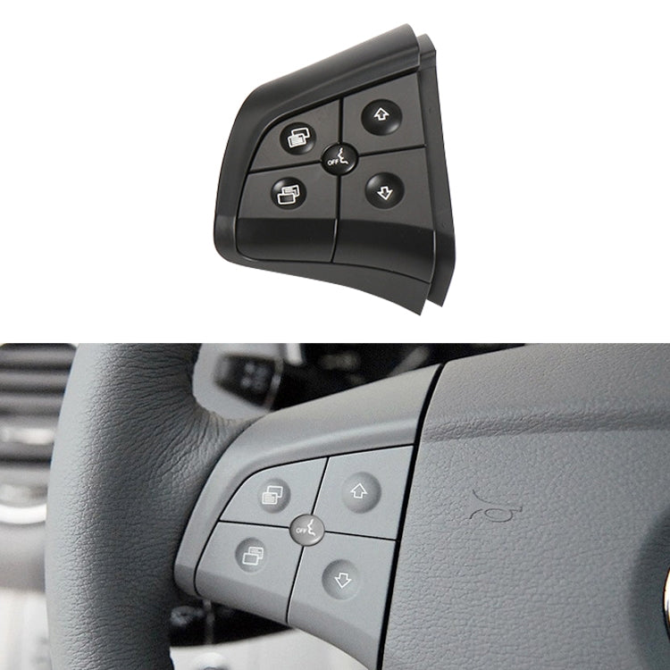 Car Left Side 5-button Steering Wheel Switch Buttons Panel 1648200010 for Mercedes-Benz W164, Left Driving, Left Side 5-button (Black)                  ...