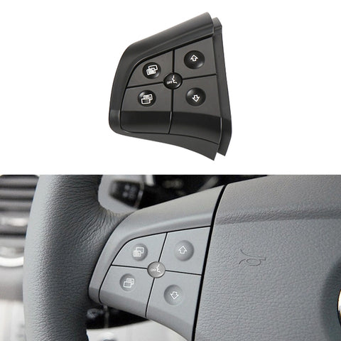 Panneau d'interrupteur à impulsions volant à 5 impulsions vers le côté gauche pour voiture 1648200010 pour Mercedes-Benz W164, guide vers le côté gauche, 5 boutons côté gauche (noir), 5 boutons côté gauche (café), 5 boutons côté gauche (gris)