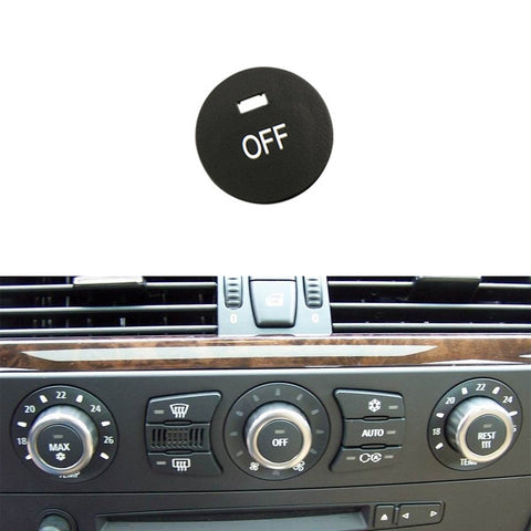 Bouton interrupteur sur le panneau du climatiseur pour voiture Bouton OFF 6131 9250 196-1 pour BMW E60 2003-2010, guide vers l'avant, OFF