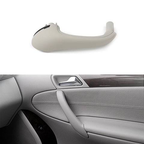 Maniglia per porte interne posteriori destra per auto, copertura per Mercedes-Benz Classe C W203 -2007, guida a sinistra, Rear Right (Black), Rear Right (Grey), Rear Right (Beige)