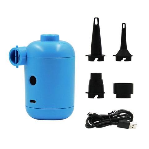 Pompe à air électrique USB HT-426 pour lit gonflable pour gommoni, HT-426 (Bleu), HT-426 (Blanc)