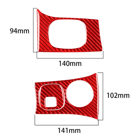 Autocollant pour panneau de clé de voiture 3 en 1 en fibre de carbone pour Chevrolet Corvette C5 1998-2004, guide de phare, autocollant de panneau de clé de phare 3 en 1
