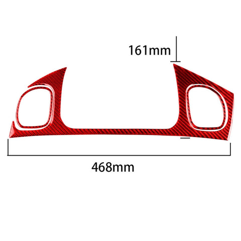 Kit adhésif pour l'air du passe-passe antérieur 3 en 1 en fibre de carbone pour Chevrolet Corvette C5 1998-2004, guide à sinistre, autocollant de sortie d'air pour siège passager 3 en 1