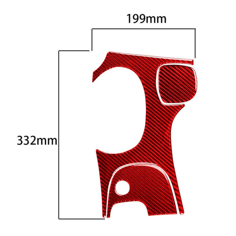 Kit adhésif 3 en 1 pour panneau intérieur de voiture en fibre de carbone A pour Chevrolet Corvette C5 1998-2004, guide à sinistre, Kits d'autocollants de panneau de vitesse A