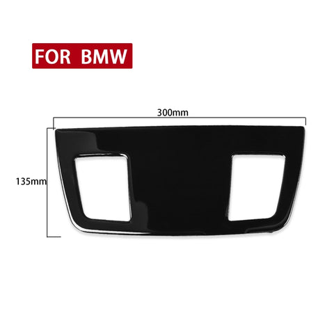 Pour BMW Serie 3 E90 2005-2012 Instrument pour voiture Adhésif décoratif pour panneau de sortie de l'air de grande dimension, guide vers l'extrémité et le côté universel, grand panneau de sortie d'air pour instrument de voiture