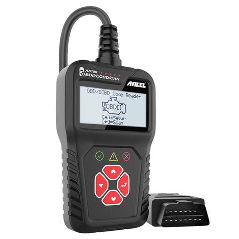 Ancel AS100 Rilevatore OBDII per Guasti Auto - Cancella Luce Motore
