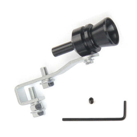 Universel en aluminium Turbo Sound marmitta di scarico fischio pour auto/moto simulateur Whistler, dimension: M, diamètre extérieur: 23 mm, Taille: M (Noir), Taille: M (Or), Taille: M (Bleu), Taille: M (Rouge), Taille: M (Argent)